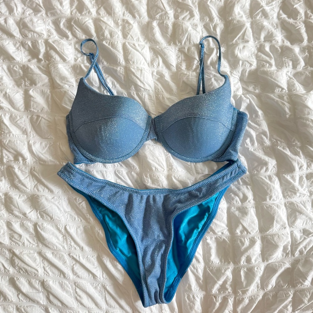 Triangl Swimwear Blue Bikini